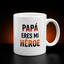 Taza personalizada con diseño Papá eres mi héroe