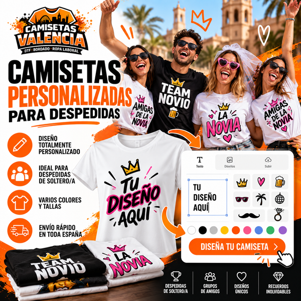 Camisetas personalizadas para despedidas